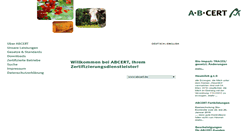 Desktop Screenshot of abcert.de